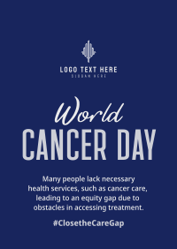 Cancer Day Ribbon Pin Poster Image Preview