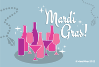 Starry Mardi Gras Pinterest Cover Image Preview