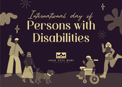 Persons with Disability Day Postcard Image Preview