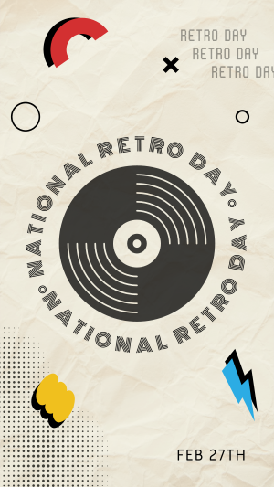 Disco Retro Day Facebook story Image Preview