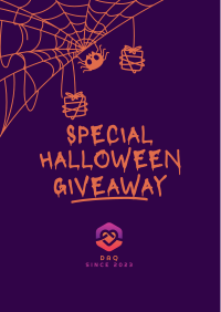 Spider Web Halloween Flyer Image Preview