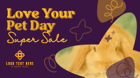 Dainty Pet Day Sale Facebook Event Cover Design
