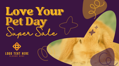 Dainty Pet Day Sale Facebook Event Cover Image Preview