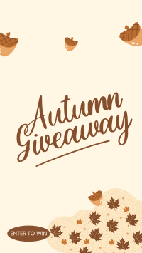 Autumn Season Giveaway YouTube short Image Preview