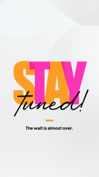 Simplistic Stay Tuned Video Image Preview