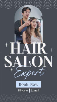 Hair Salon Expert TikTok video Image Preview
