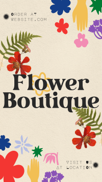Quirky Florist Service Facebook Story Design