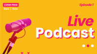 Live Podcast Facebook event cover Image Preview