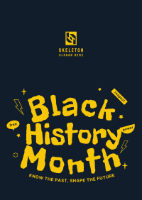 Black History Month Poster Design