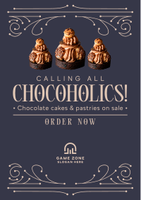 Chocoholics Dessert Flyer Image Preview