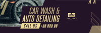 Car Wash Auto detailing Service Twitter header (cover) Image Preview