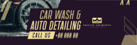 Car Wash Auto detailing Service Twitter Header Image Preview