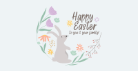 Easter Wreath Facebook Ad Design