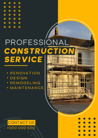 Modern Construction Service Flyer Image Preview