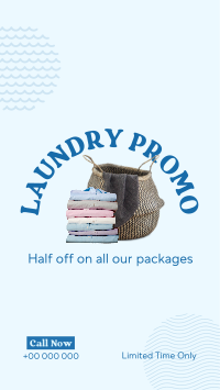 Laundry Delivery Promo YouTube short Image Preview