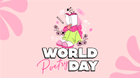 International Poetry Day Facebook Event Cover Design