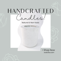 Handcrafted Candle Shop Instagram post Image Preview