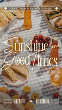 Retro Summer Sunshine Instagram Reel Image Preview