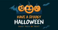 Halloween Pumpkin Greeting Facebook ad Image Preview