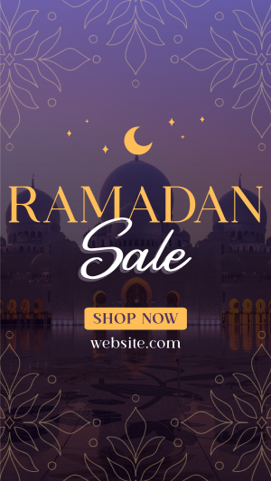 Rustic Ramadan Sale Facebook story Image Preview