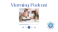 Morning Podcast Zoom background Image Preview