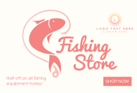 Fishing Hook Pinterest Cover Design