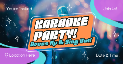Karaoke Party Star Facebook ad Image Preview