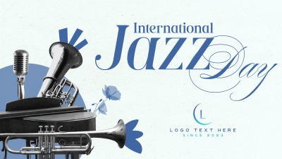 Modern International Jazz Day Facebook event cover Image Preview