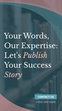 Let's Publish Your Story Instagram Story Design