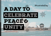 Celebrate Australian Day Postcard Image Preview