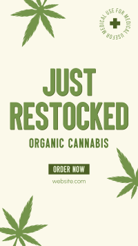 Cannabis on Stock Facebook Story Design