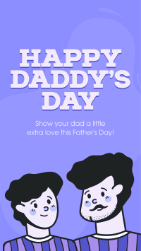 Daddy Day Discounts TikTok Video Design