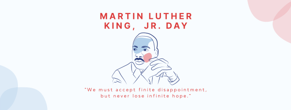 Martin Luther Lineart Facebook Cover Design Image Preview