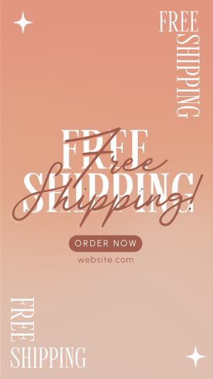 Dainty and Simple Shipping Instagram story Image Preview