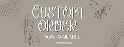 Order Custom Jewelry Facebook cover Image Preview