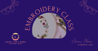 Embroidery Class Facebook ad Image Preview