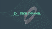Tech Grid YouTube Banner Design