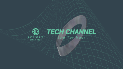 Tech Grid YouTube cover (channel art) Image Preview