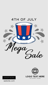 Festive Sale for 4th of July TikTok video Image Preview