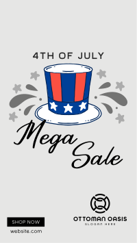 Festive Sale for 4th of July TikTok Video Image Preview