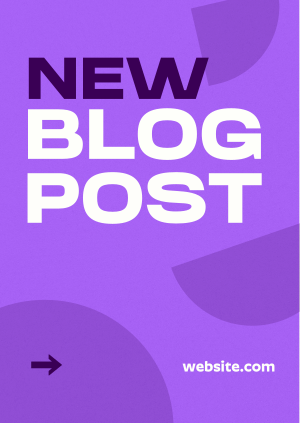 Bold Minimalist Blog Entry Poster Image Preview