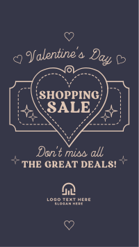 Minimalist Valentine's Day Sale Instagram reel Image Preview