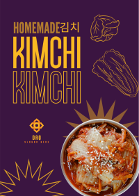 Homemade Kimchi Flyer Design