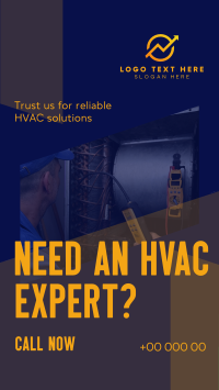 Reliable HVAC Solutions TikTok video Image Preview