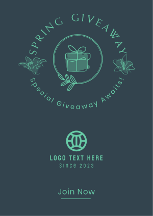 Spring Giveaway Flyer Image Preview