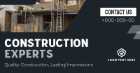 Modern Construction Experts Facebook Ad Design