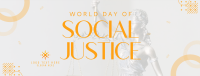 Social Justice Day Facebook cover Image Preview