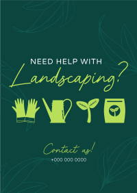 Minimalist Landscaping Poster Image Preview