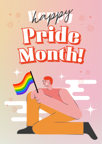 Modern Pride Month Celebration Flyer Image Preview