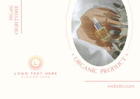 Organic Product Postcard Design